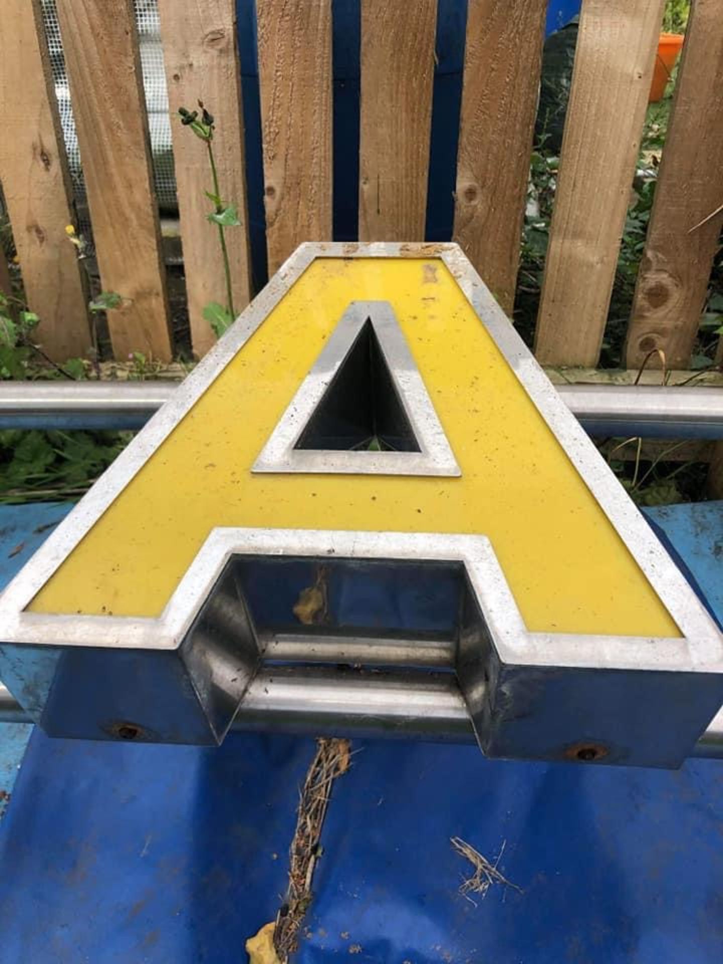 Restaurant galvanised sign with big letters - Bild 5 aus 5