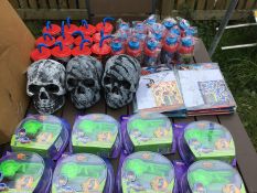 Skulls, Star Wars bottles cups job lot