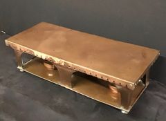 Antique copper plate/ food warmer