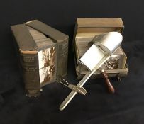 Antique Victorian 'Perfecscope'stereo viewer with later military stereo cards of WW1 (the Great War)