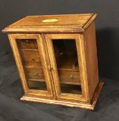 Antique inlaid rosewood smokers cabinet.