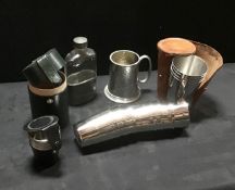 An assorted group of Vintage drinking vessels.