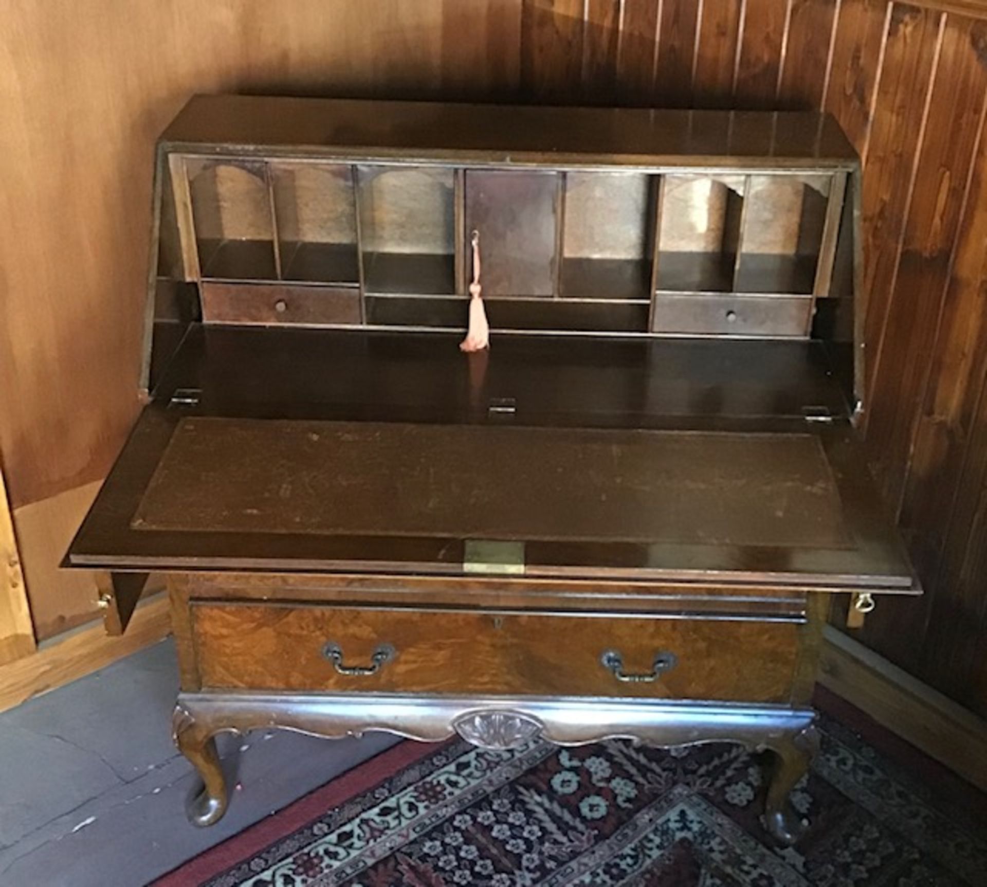 A 20th century drop front bureau - Image 2 of 2