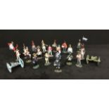 Vintage Toy collection of painted metal soldiers by 'Delprado'