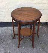 Antique Edwardian circular occaisional table