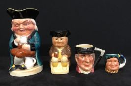 A Group of assorted Toby Jugs