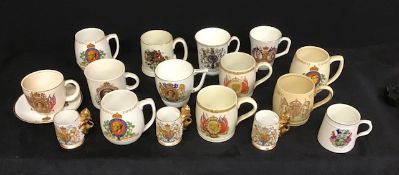 Antique & vintage collection of Royal Commemorative Ware.