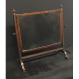 Antique Edwardian period toilet mirror.