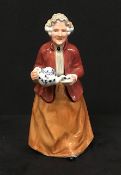 A Royal Doulton Bone China Figurine 'Teatime'