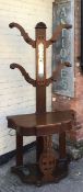 An antique coat stand.