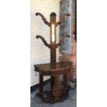 An antique coat stand.