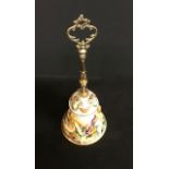 A Vintage Keromos Capodimonte Porcelain Bell