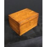 Antique Victorian oak despatch box.