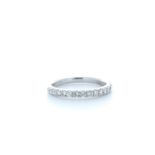 18ct White Gold Claw Set Semi Eternity Diamond Ring 0.31 Carats