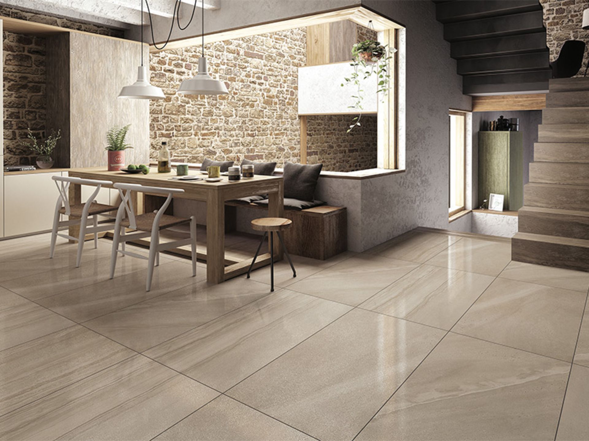 NEW 8.64m2 Bloomsbury Matte Lunar Rock Wall and Floor Tiles. 300x600mm per tile, 8.3mm thick ...