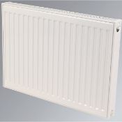 (REF5) KUDOX PREMIUM TYPE 22 DOUBLE-PANEL DOUBLE CONVECTOR RADIATOR 600 X 1000MM WHITE.Horizont...