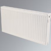 (REF17) KUDOX PREMIUM TYPE 22 DOUBLE-PANEL DOUBLE CONVECTOR RADIATOR 600 X 900MM WHITE. Horizon...