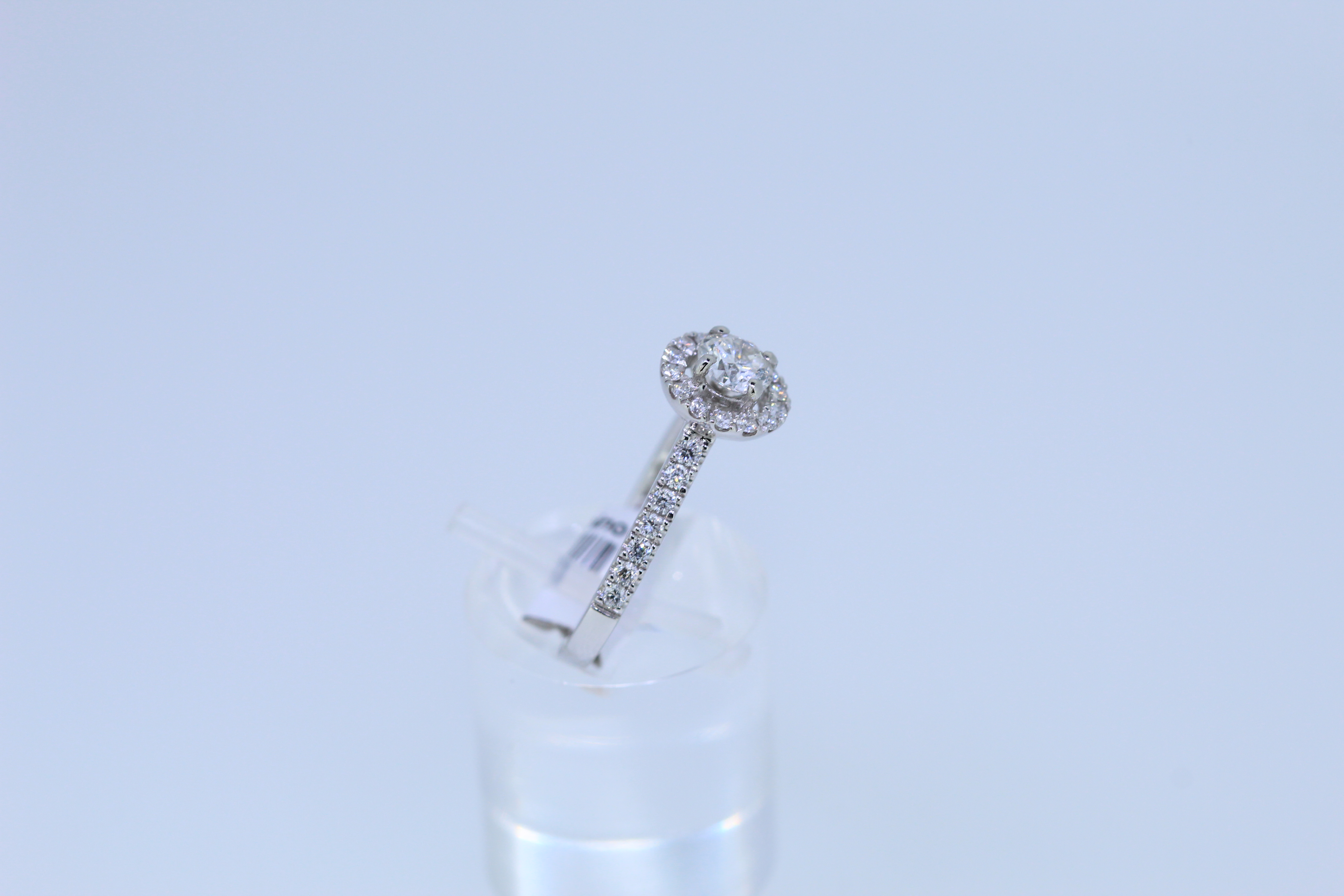 Platinum Hallmark Diamond Set Ring - Image 3 of 4