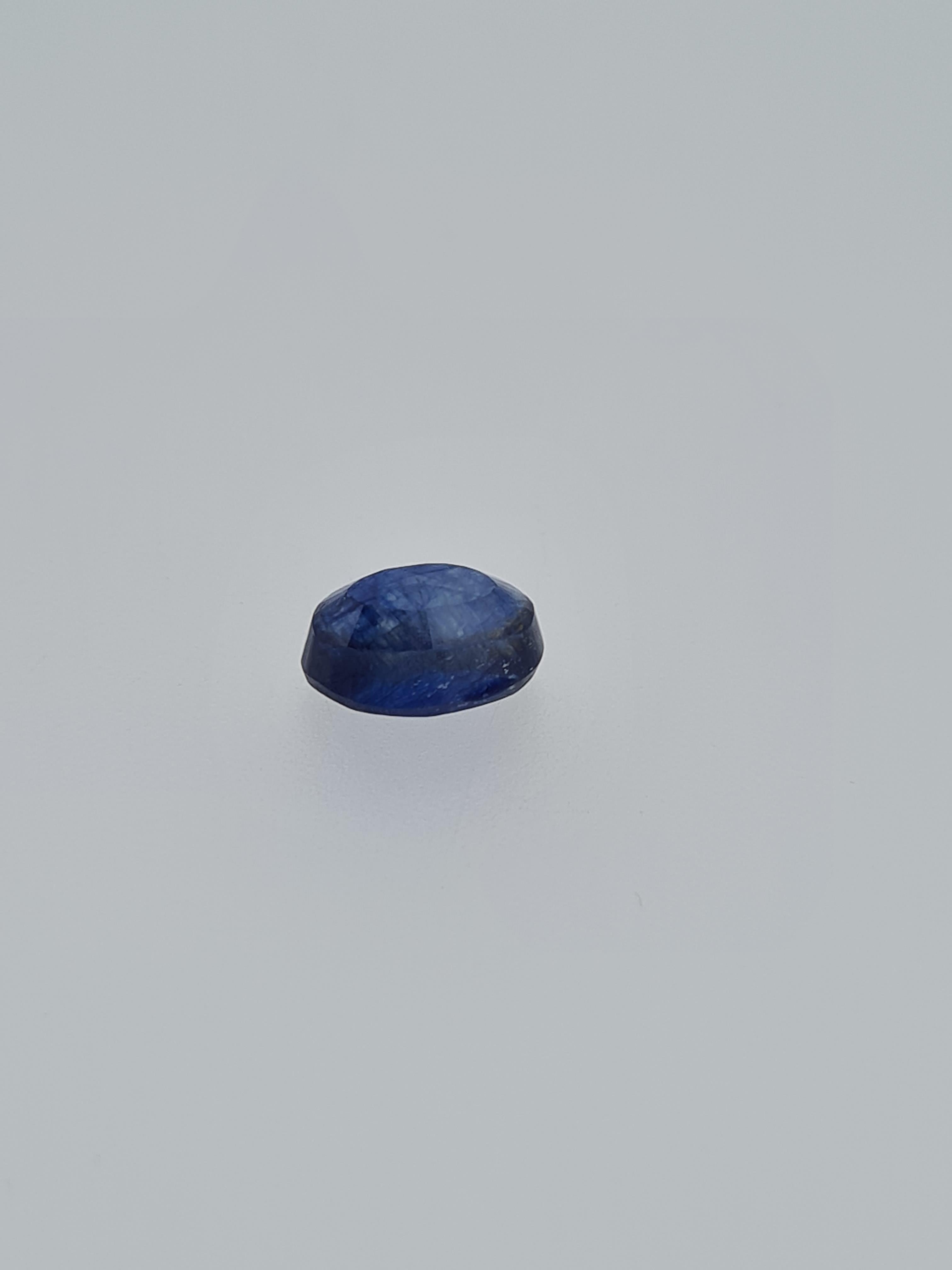 Sapphire oval cut gem stone - Image 4 of 6