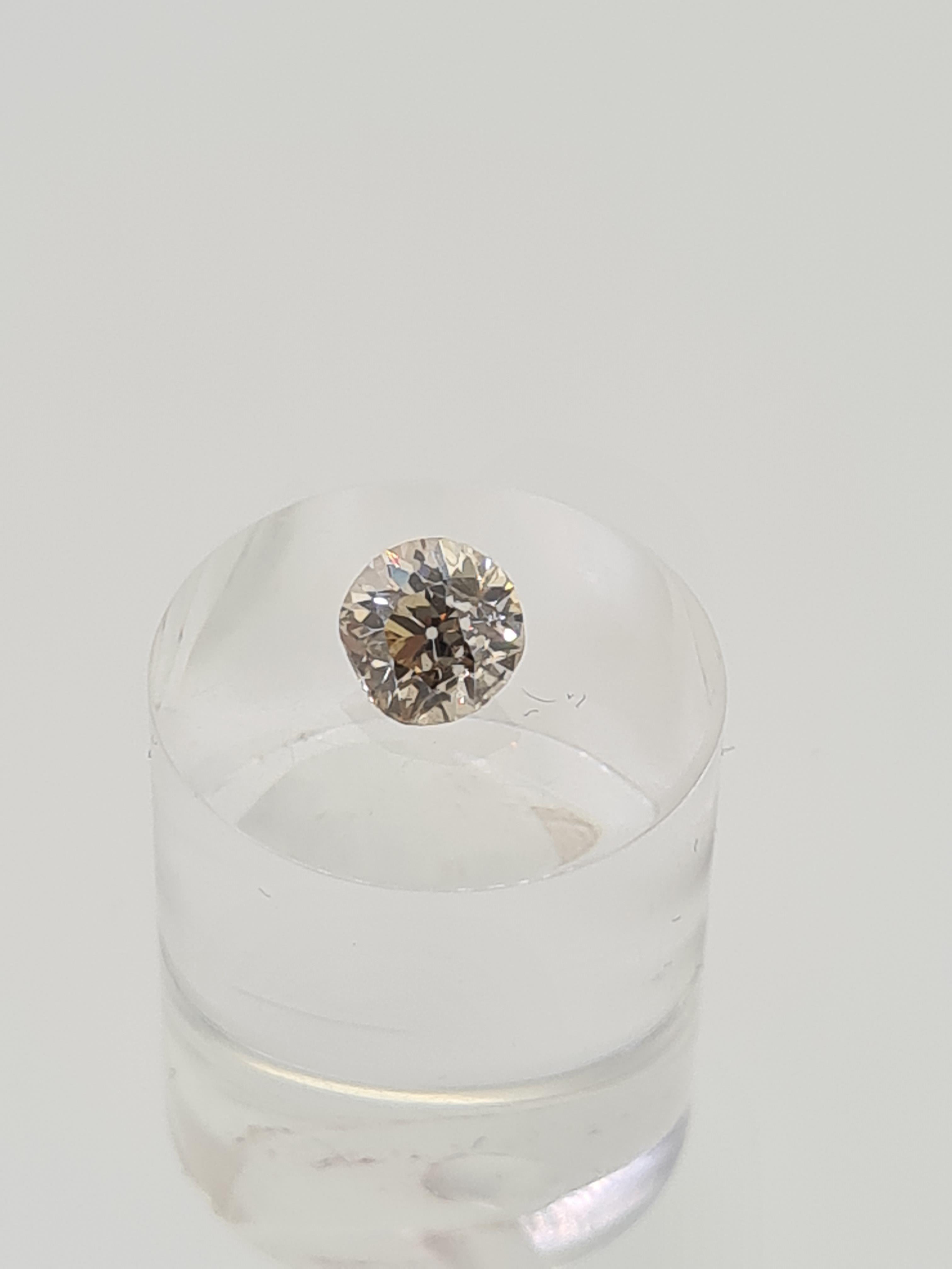 Old european cut diamond