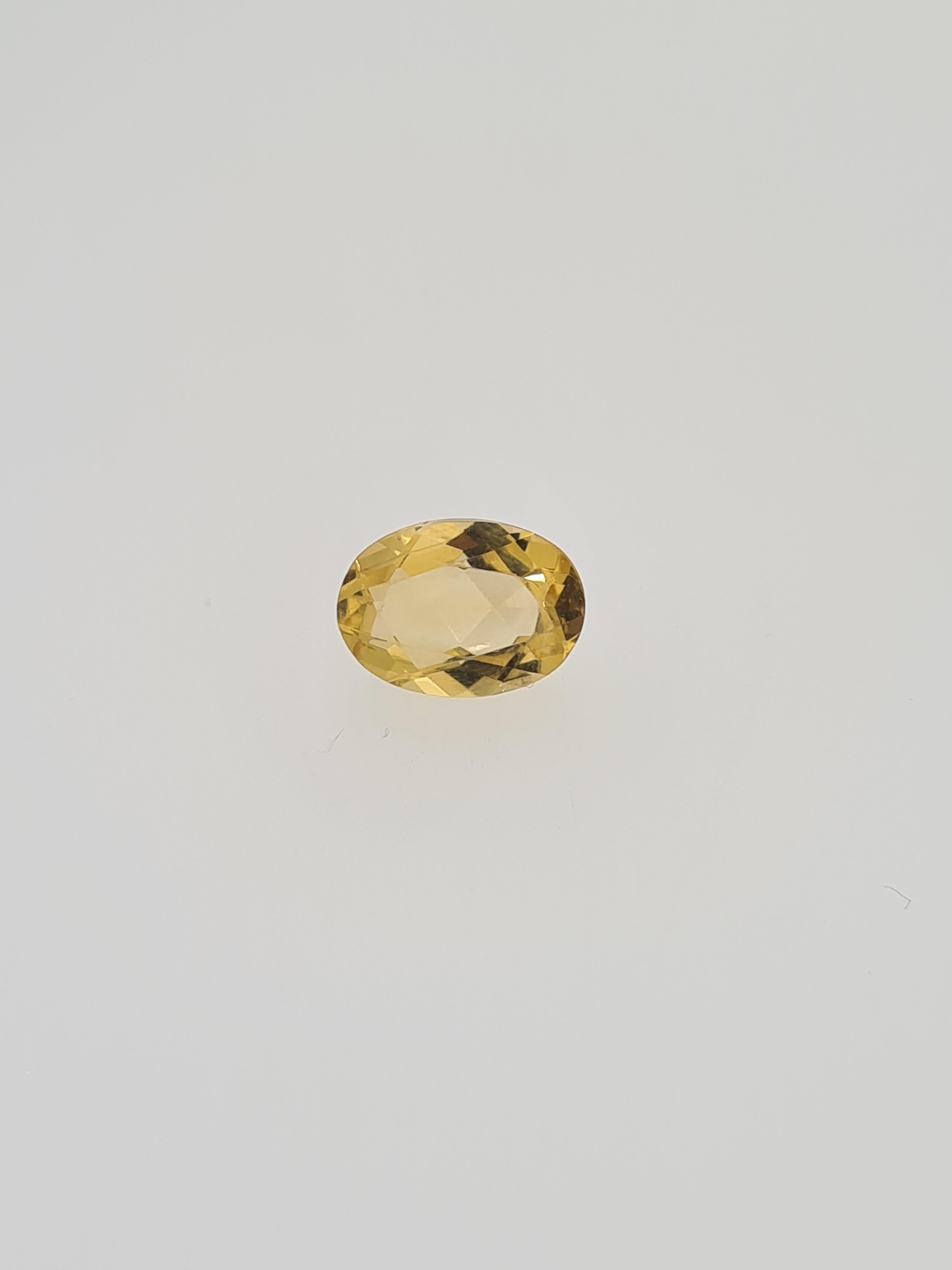 Citrine oval gem stone - Image 3 of 4