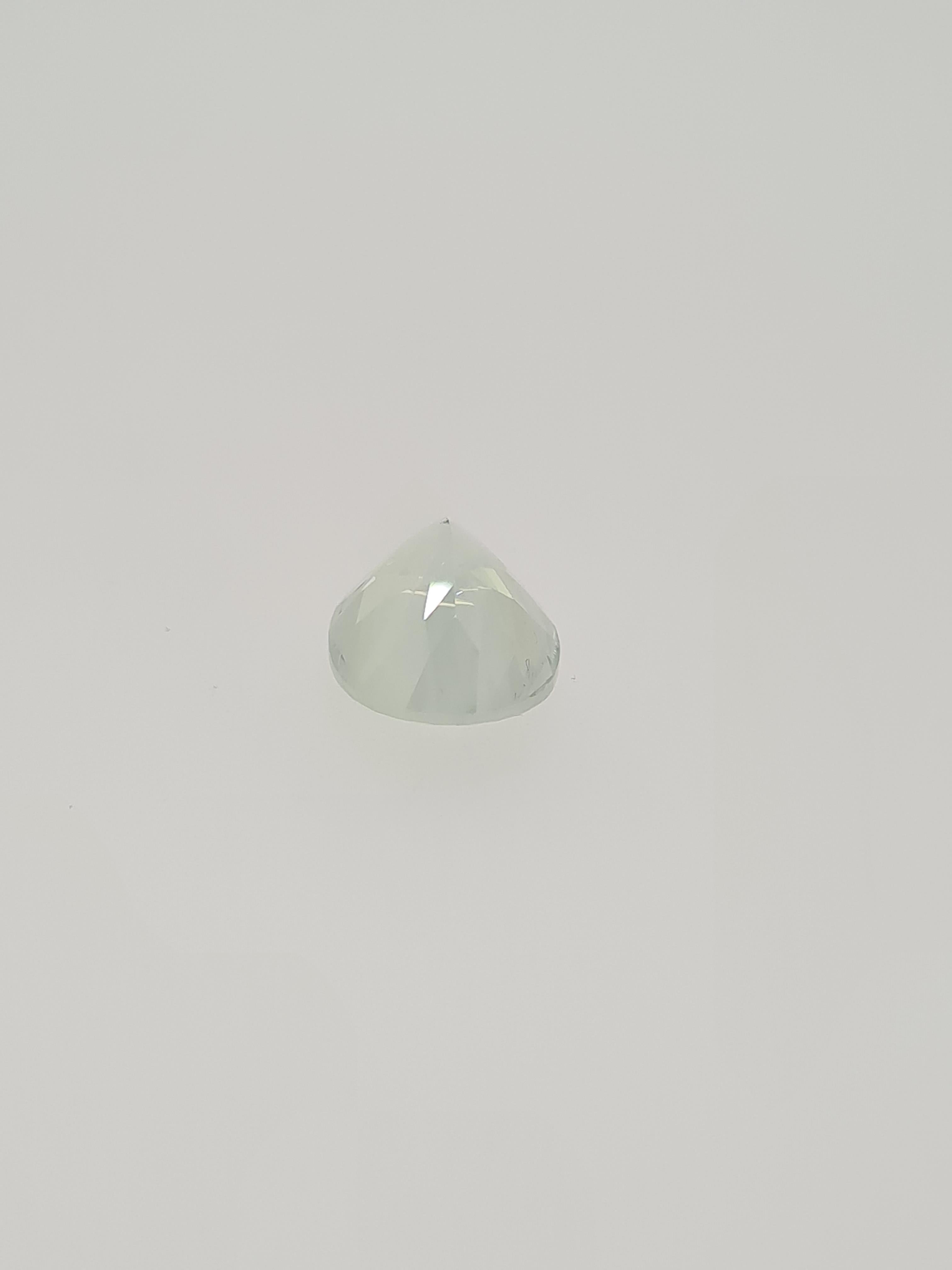 Green amethyst oval cut gem stone - Image 4 of 5