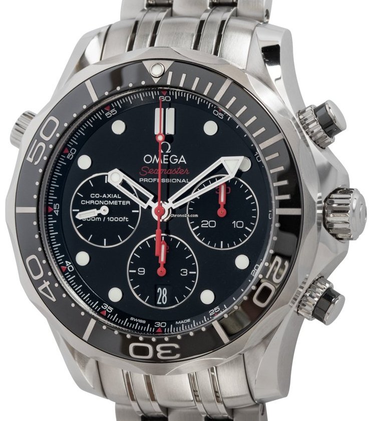 Omega / Seamaster Professional Diver 300M Co-Axial Chronograph 212.30 - Gentlmen's Steel Wrist Watch - Image 4 of 9