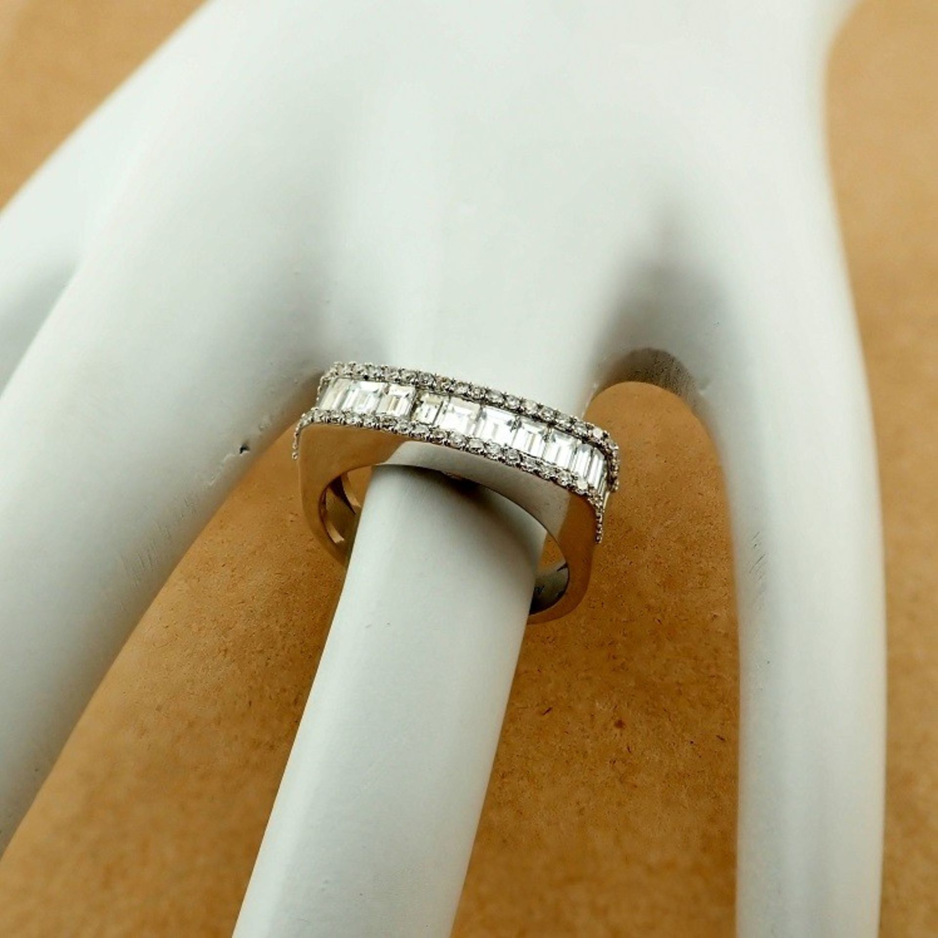 14 kt. White gold - Ring - 1.26 ct Diamond - Image 6 of 7