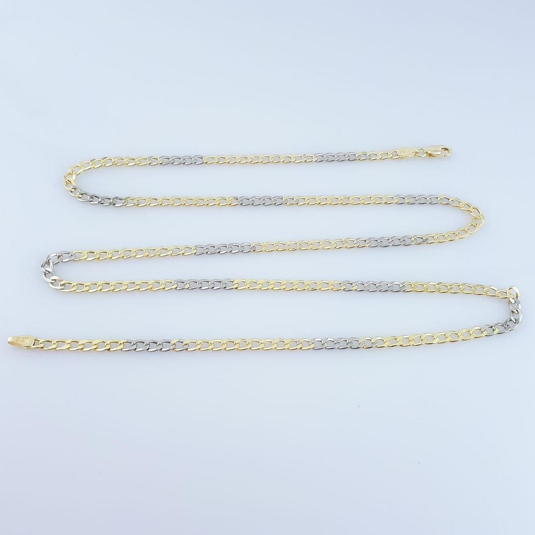 14K Yellow and White Gold - Necklace - Image 5 of 5