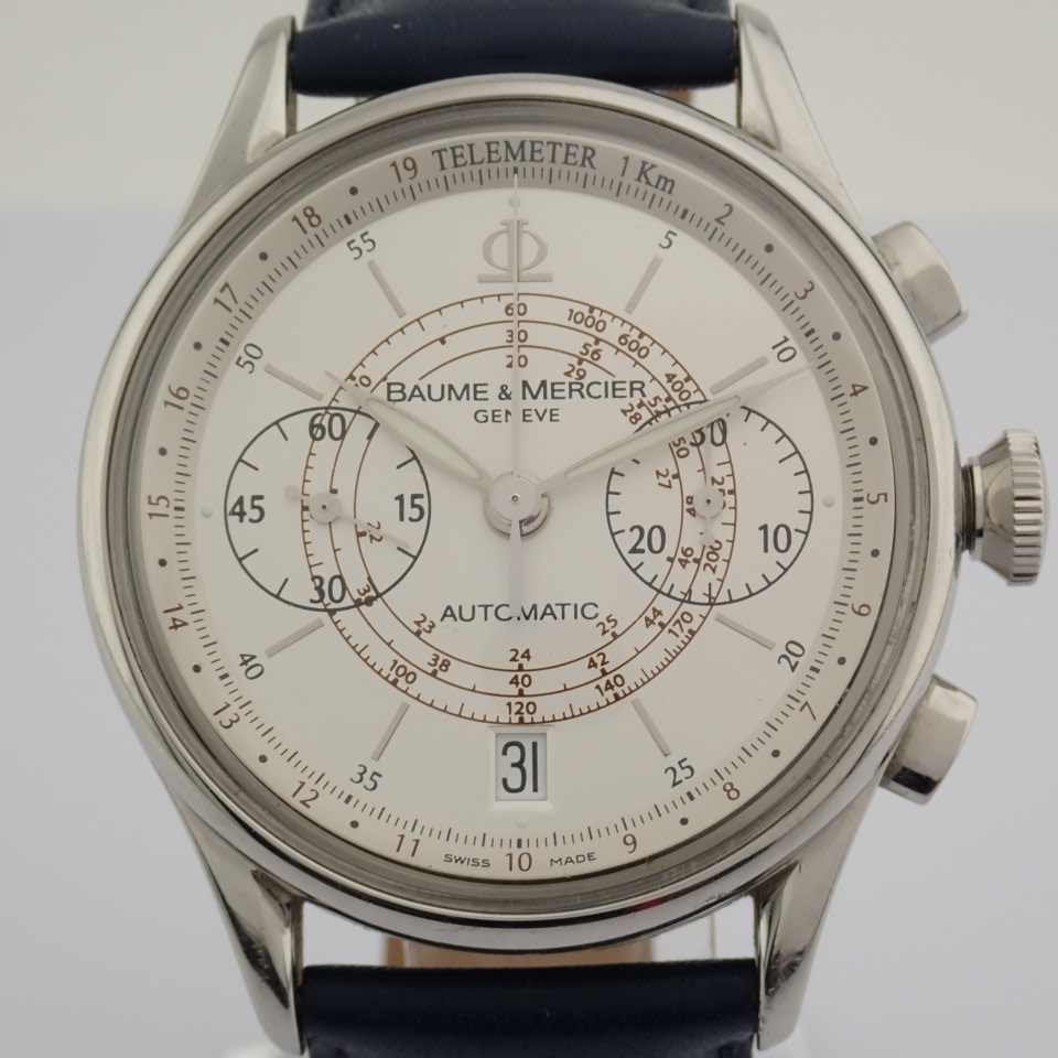 Baume & Mercier / 65542 - Gentlmen's Steel Wrist Watch