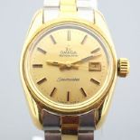 Omega / Seamaster - Lady's Gold/Steel Wrist Watch