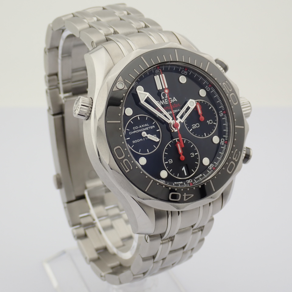 Omega / Seamaster Professional Diver 300M Co-Axial Chronograph 212.30 - Gentlmen's Steel Wrist Watch - Image 8 of 9