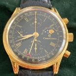 Chronoswiss / Moonphase Full Set - Gentlmen's Gold-filled Wrist Watch