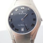 Edox / Date - Date World's Slimest Calender Movement - Unisex Steel Wrist Watch