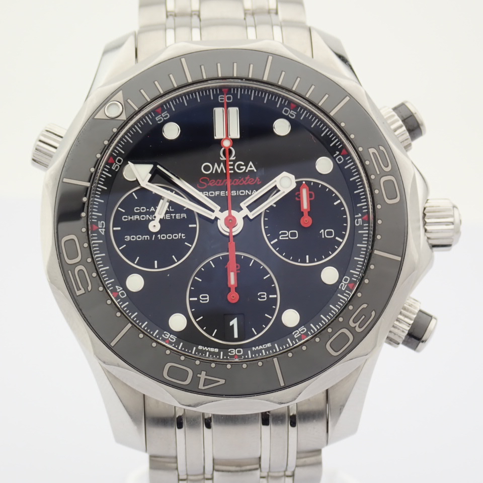 Omega / Seamaster Professional Diver 300M Co-Axial Chronograph 212.30 - Gentlmen's Steel Wrist Watch - Image 5 of 9