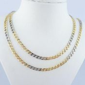 14K Yellow and White Gold - Necklace