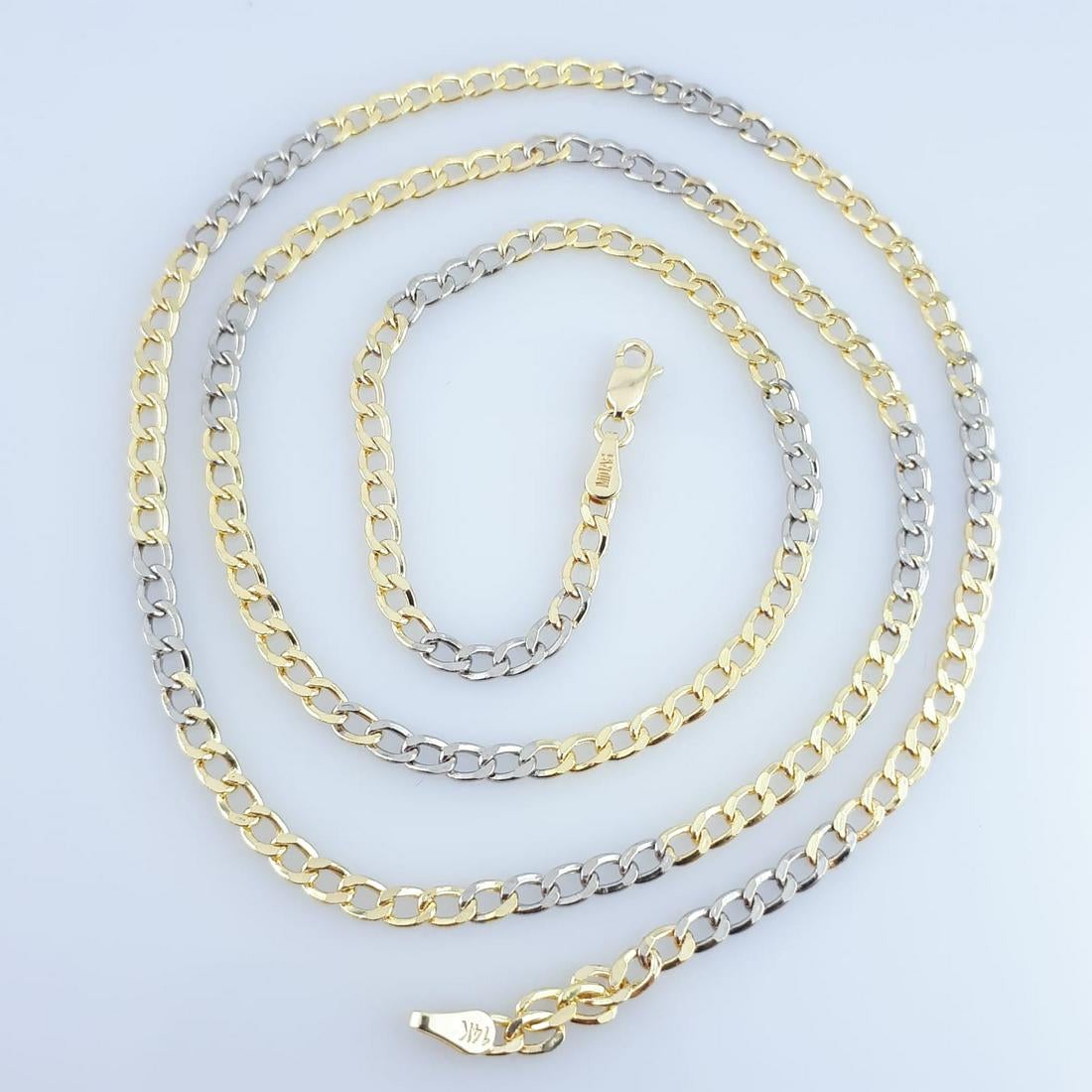 14K Yellow and White Gold - Necklace - Image 4 of 5