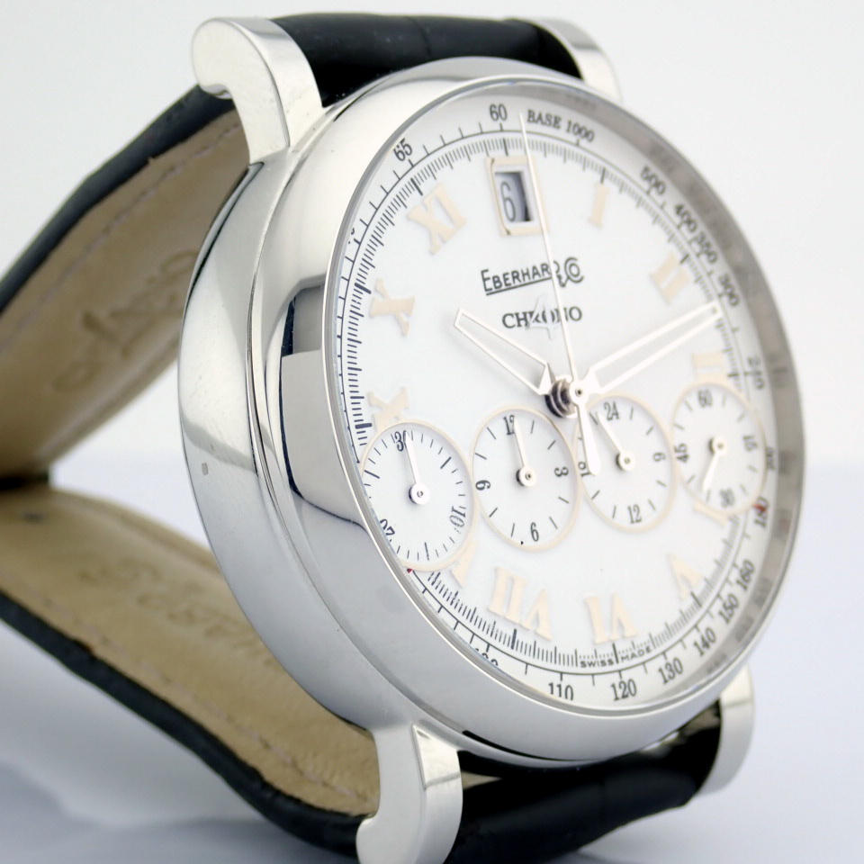 Eberhard & Co. / Chrono 4 Bellissimo 37 jewels - Gentlmen's Steel Wrist Watch - Image 4 of 10