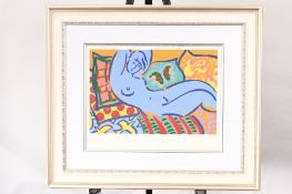 Limited Edition By Gerry Baptist "Blue Nude"