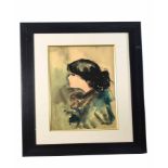 Original Framed Watercolour By Tedeschi