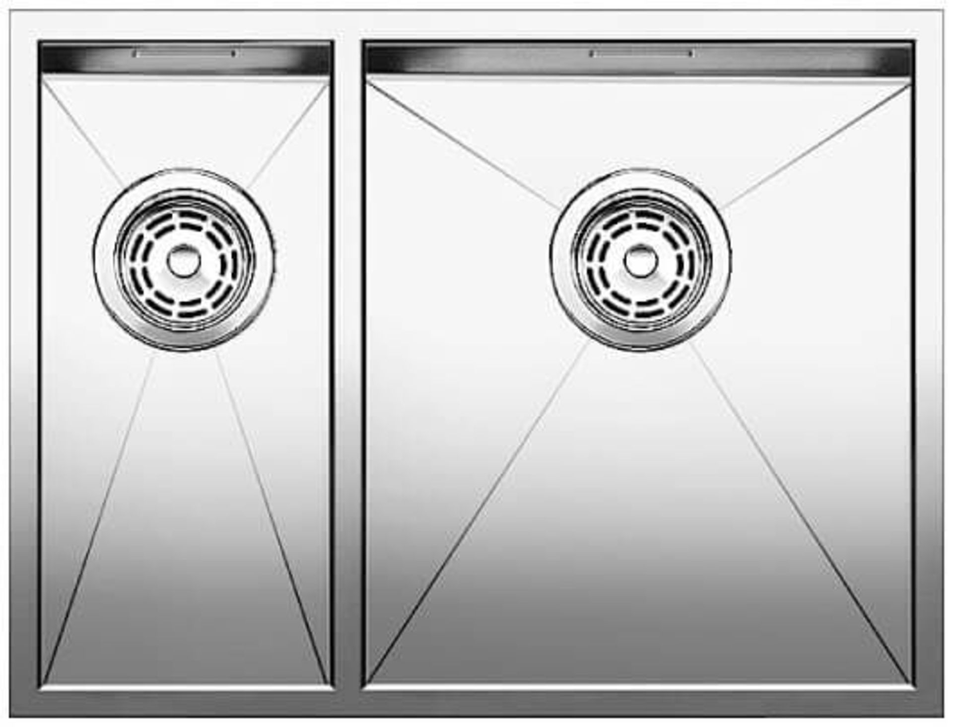 Blanco Zerox 340/180-U Stainless Steel Kitchen Sink Right Hand Main Bowl BL467712 RRP £520
