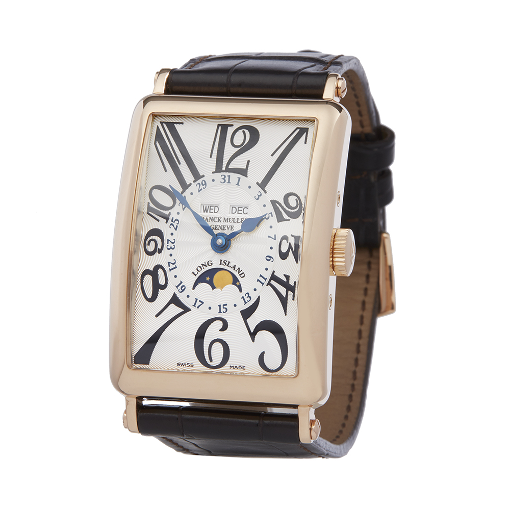 Franck Muller Long Island 1200 MC L Men Rose Gold Annual Calendar Watch