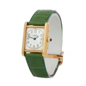 Cartier Must de Cartier 2415 Men Gold Plated Watch