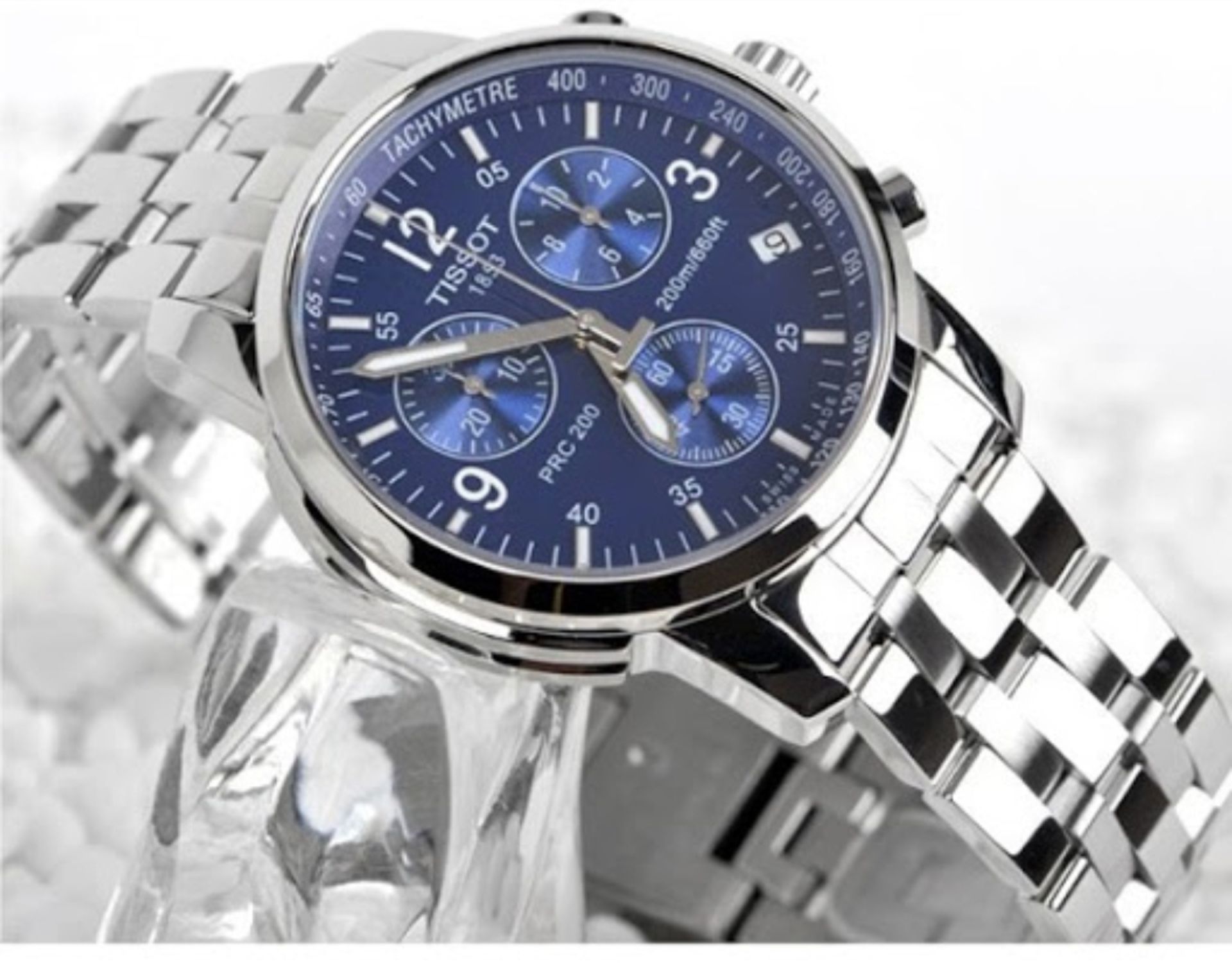 Tissot Prc200 Chronograph Men's Watch T17.1.586.42 - Image 9 of 11