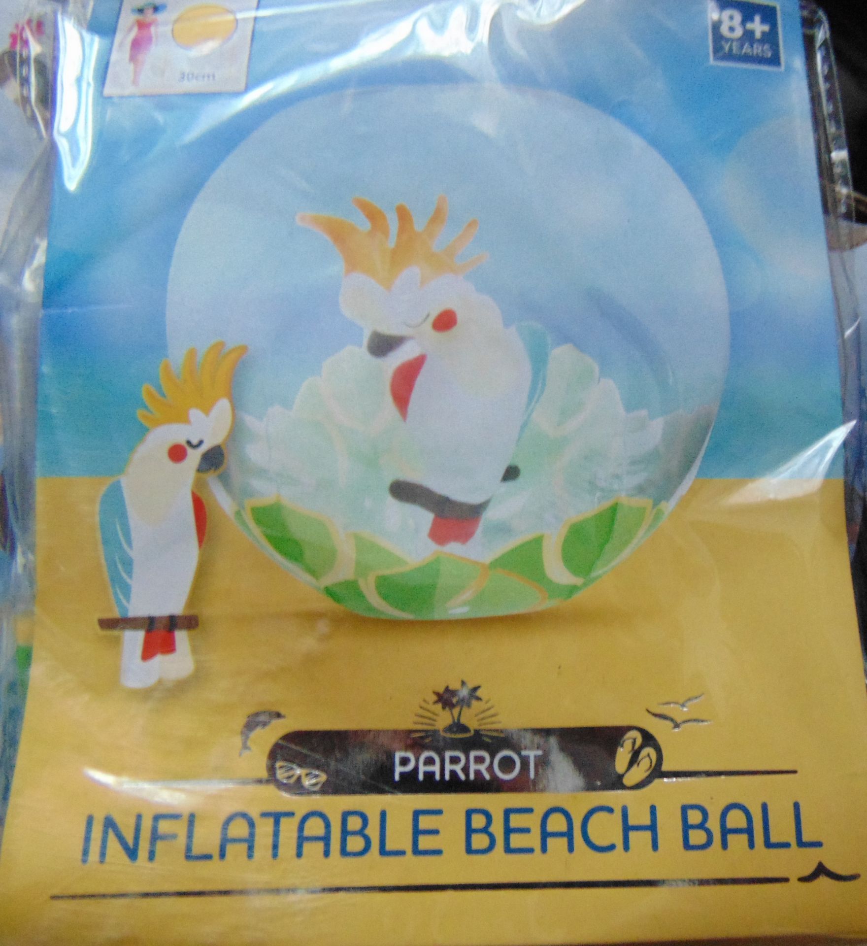 48 Kids Blow Up Beach Ball Toys Comes In 4 Different Designs, T - Image 6 of 6