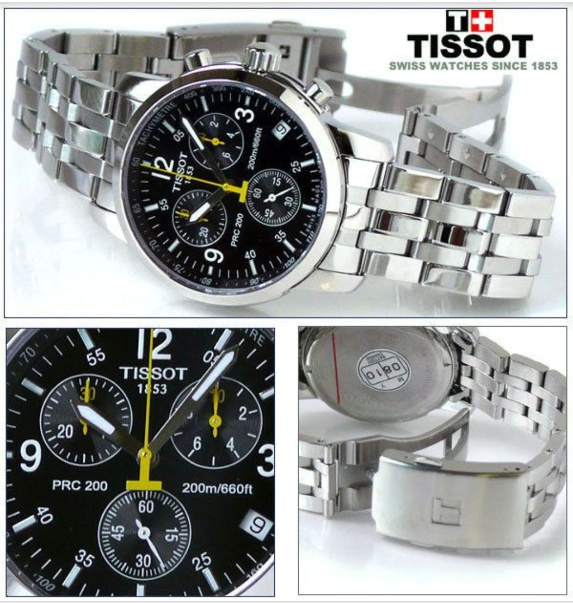 Tissot T17.1.586.52 PRC 200 Men's Chronograph Quartz Watch - Image 7 of 11