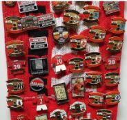 50 X Randomly Picked Manchester United Pin Badges