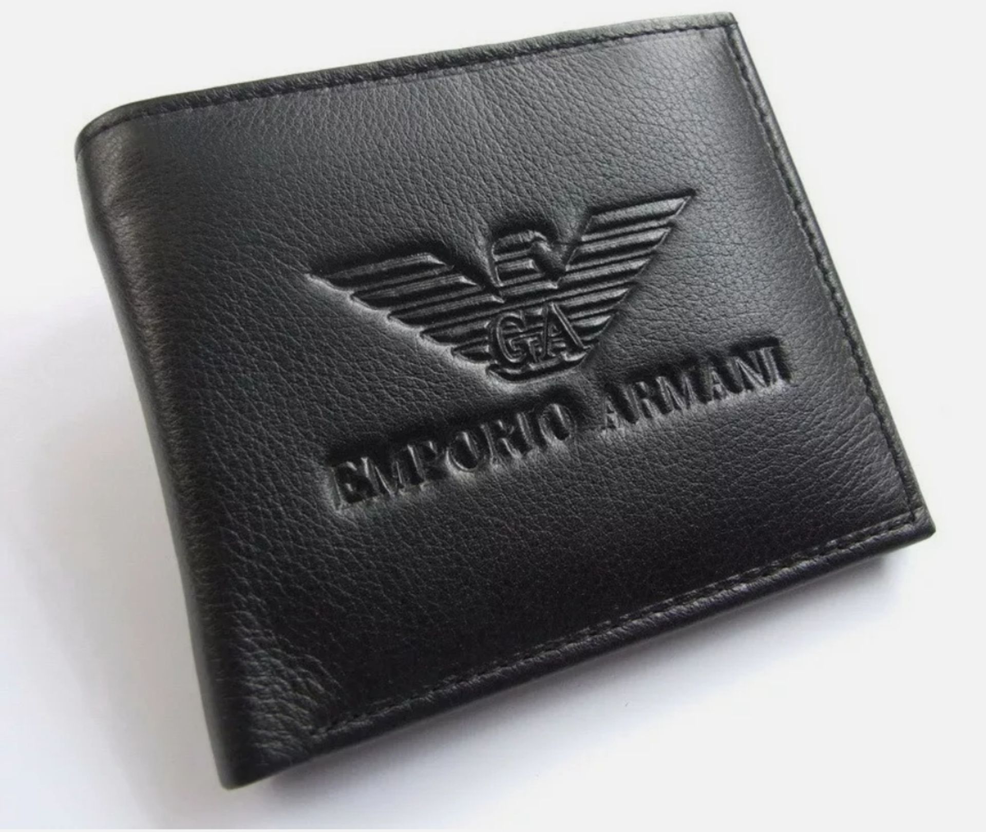 Emporio Armani Men's Leather Wallet - New With Box