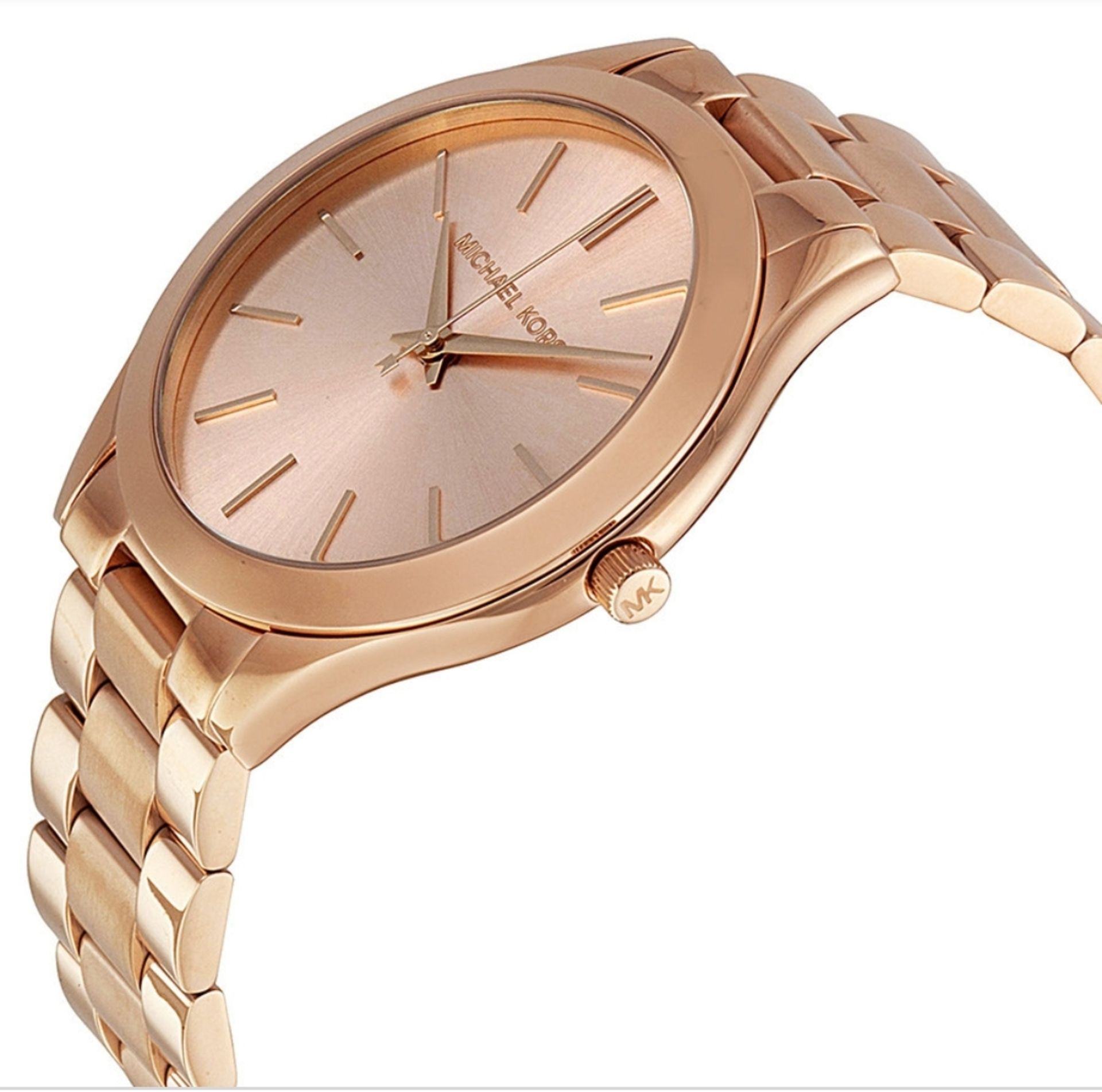 Michael Kors Runway Rose Gold Quartz 42Mm Women Watch Mk3197 - Image 8 of 11