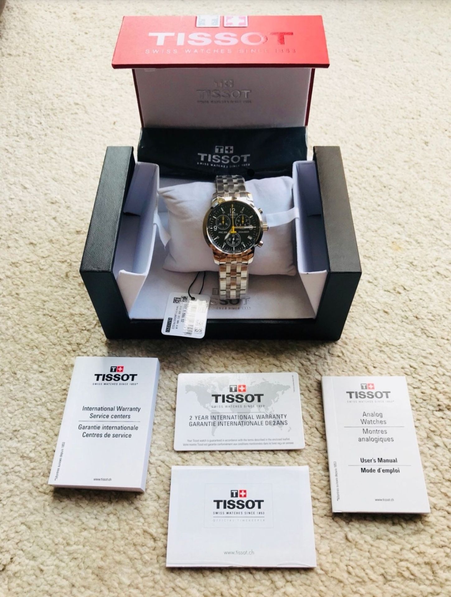 Tissot T17.1.586.52 PRC 200 Men's Chronograph Quartz Watch - Image 11 of 11